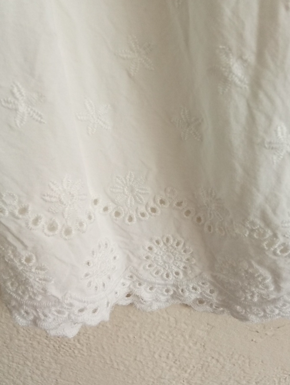 TORRID White Eyelet Ruffle Tank - Picture 12 of 13